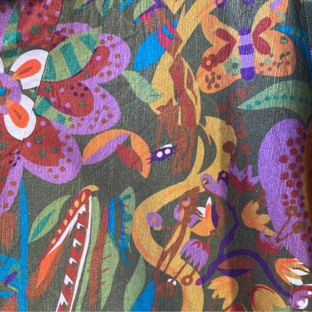 Nwot Ivy Jane Printed Corduroy Blazer XL - Picture 4 of 7